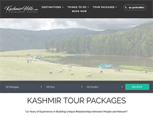 Tablet Screenshot of kashmirhills.com